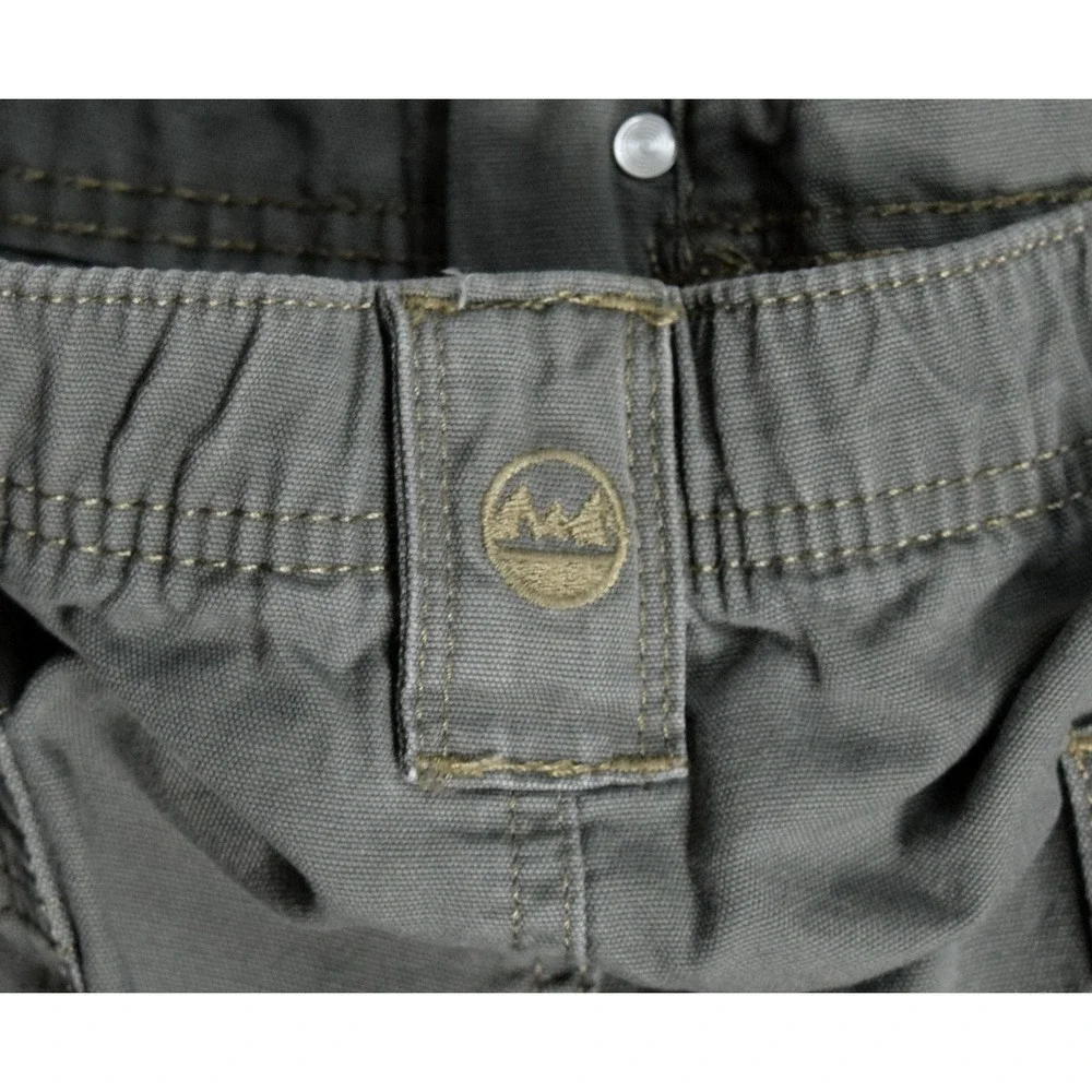 Wrangler Men's 46 Olive Green Hiker Cargo Shorts Cotton Ripstop Comfort Waist